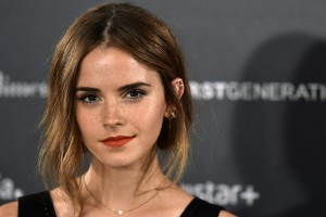 English actress Emma Watson poses during the photocall of Hispano-Chilean director Alejandro Amenabar's movie "Regression" in Madrid on August 27, 2015. AFP PHOTO/ GERARD JULIEN (Photo credit should read GERARD JULIEN/AFP/Getty Images)